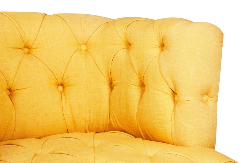 Monroew Lænestol - Gul/Natur - Møbler - Stole & lænestole - Lænestole