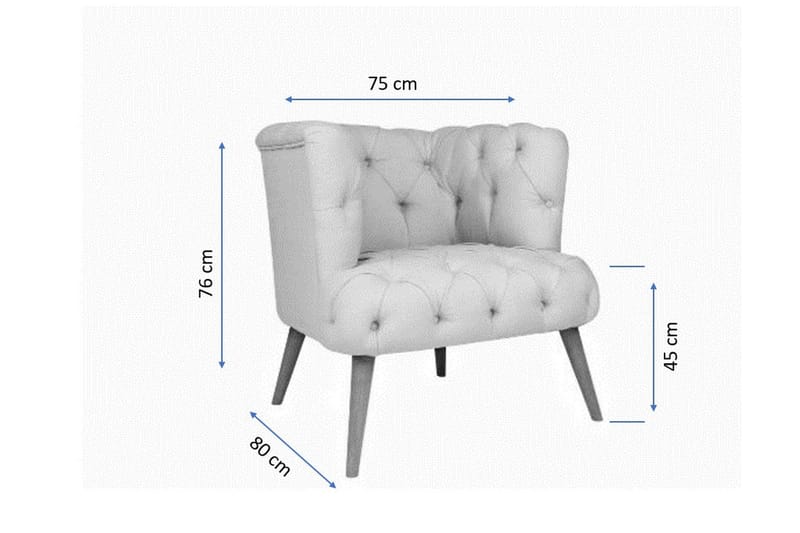 Monroew Lænestol - Lilla/Natur - Møbler - Stole & lænestole - Lænestole