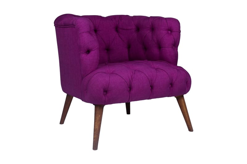 Monroew Lænestol - Lilla/Natur - Møbler - Stole & lænestole - Lænestole