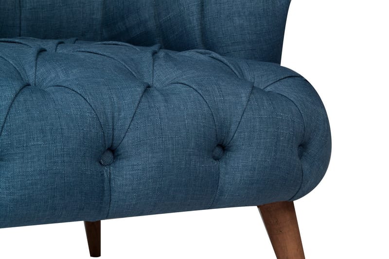 Monroew Lænestol - Mørkeblå/Natur - Møbler - Stole & lænestole - Lænestole