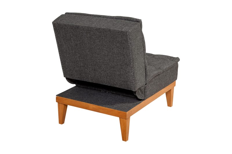 Mozzetti lænestol med armlæn - Grå - Møbler - Stole & lænestole - Lænestole - Sengestol