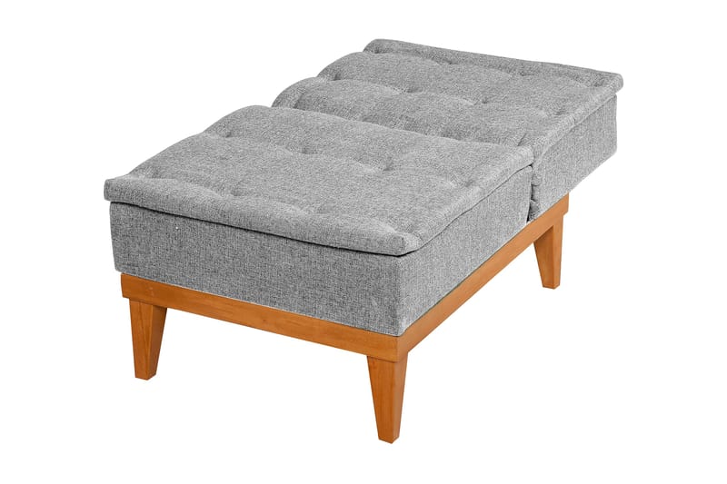 Mozzetti lænestol med armlæn - Grå - Møbler - Stole & lænestole - Lænestole - Sengestol