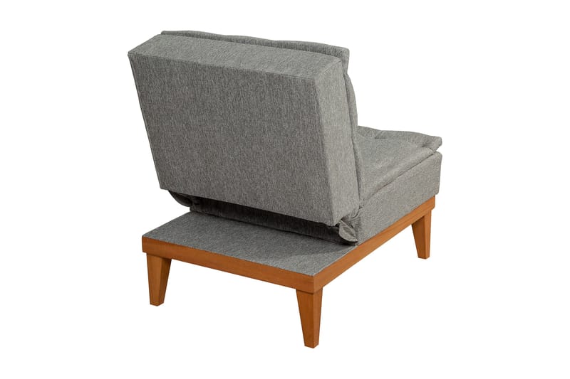 Mozzetti lænestol med armlæn - Grå - Møbler - Stole & lænestole - Lænestole - Sengestol