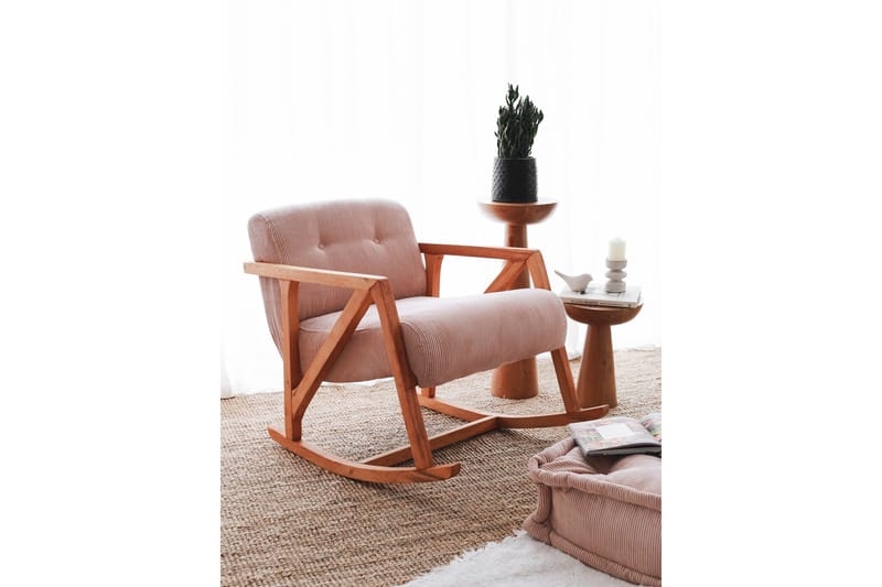 Muskuran Lænestol - Lyserød - Møbler - Stole & lænestole - Gyngestol
