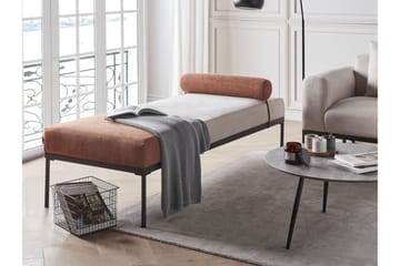 Naklund Chaiselong 172 cm - Brun/Beige/Sort - Møbler - Sofaer - Daybed