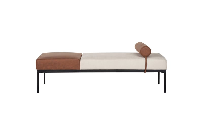 Naklund Chaiselong 172 cm - Brun/Beige/Sort - Møbler - Sofaer - Daybed