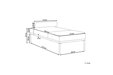 Naklund Chaiselong 172 cm - Brun/Beige/Sort - Møbler - Sofaer - Daybed