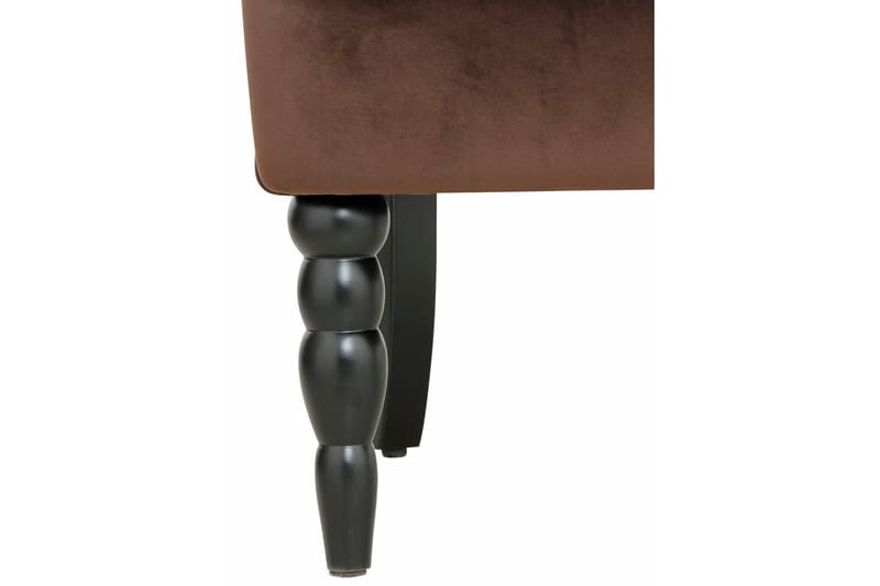Naoki velourlænestol - Brun - Møbler - Stole & lænestole - Lænestole