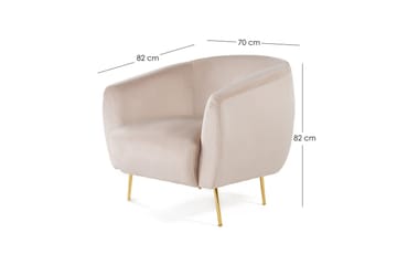 Narayn Lænestol - Beige - Møbler - Stole & lænestole - Lænestole