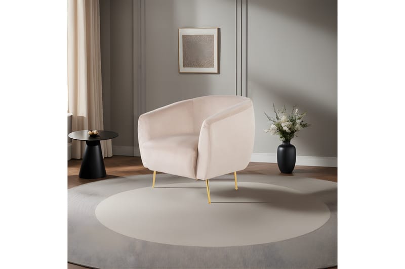 Narayn Lænestol - Beige - Møbler - Stole & lænestole - Lænestole