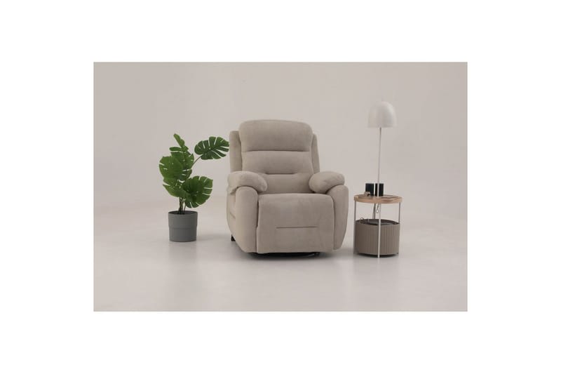 Navren Elektrisk reclinerlænestol - Cremehvid - Møbler - Stole & lænestole - Lænestole - Recliner lænestol