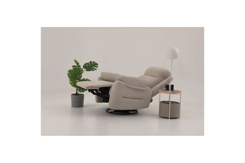 Navren Elektrisk reclinerlænestol - Cremehvid - Møbler - Stole & lænestole - Lænestole - Liggestol