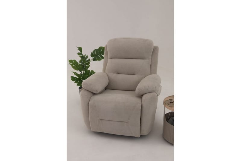 Navren Elektrisk reclinerlænestol - Cremehvid - Møbler - Stole & lænestole - Lænestole - Liggestol