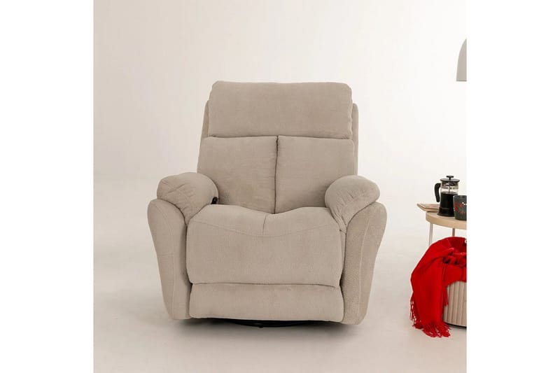 Navren Elektrisk reclinerlænestol - Cremehvid - Møbler - Stole & lænestole - Lænestole - Liggestol