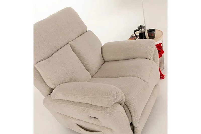 Navren Elektrisk reclinerlænestol - Cremehvid - Møbler - Stole & lænestole - Lænestole - Recliner lænestol