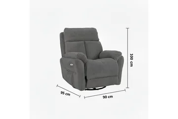 Navren Elektrisk reclinerlænestol - Cremehvid - Møbler - Stole & lænestole - Lænestole - Recliner lænestol