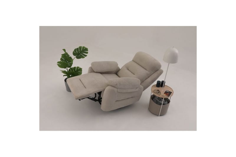 Navren Elektrisk reclinerlænestol - Cremehvid - Møbler - Stole & lænestole - Lænestole - Recliner lænestol