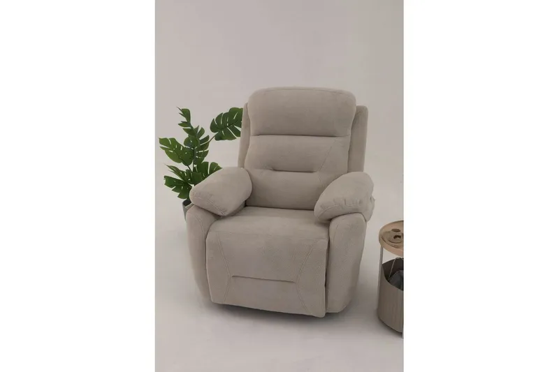 Navren Elektrisk reclinerlænestol - Cremehvid - Møbler - Stole & lænestole - Lænestole - Recliner lænestol