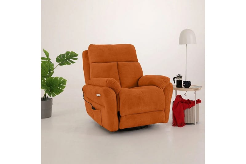 Navren Elektrisk reclinerlænestol - Rød - Møbler - Stole & lænestole - Lænestole - Liggestol