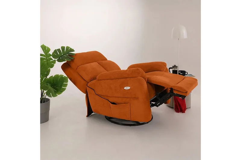 Navren Elektrisk reclinerlænestol - Rød - Møbler - Stole & lænestole - Lænestole - Recliner lænestol