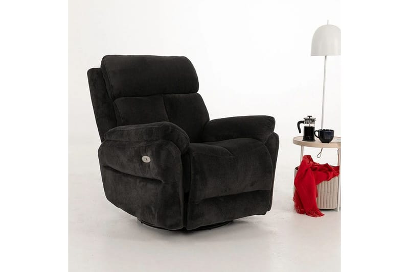 Navren Elektrisk reclinerlænestol - Sort - Møbler - Stole & lænestole - Lænestole - Liggestol