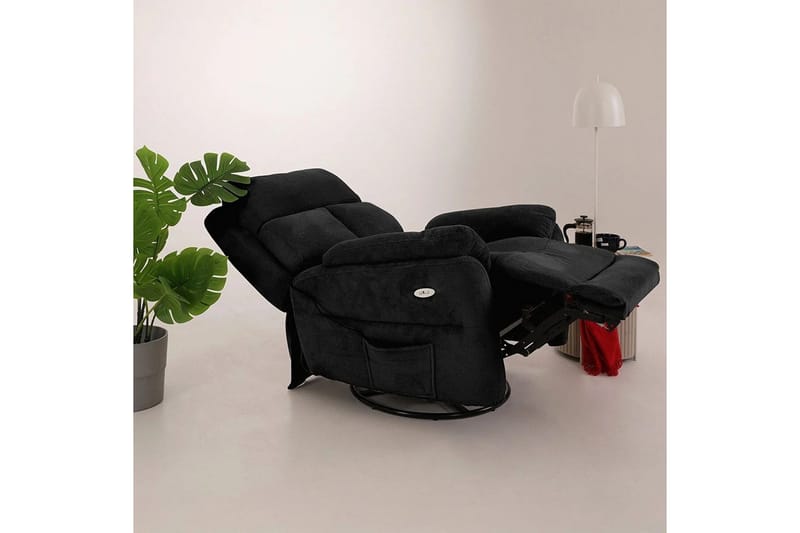 Navren Elektrisk reclinerlænestol - Sort - Møbler - Stole & lænestole - Lænestole - Recliner lænestol
