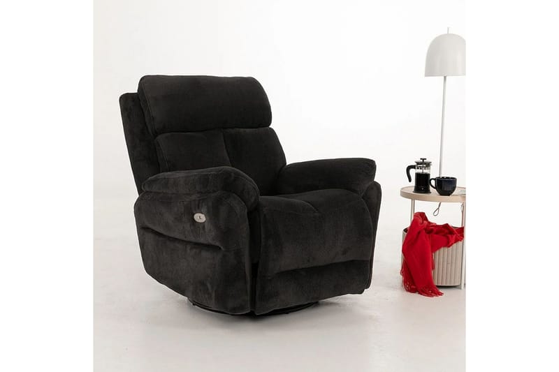Navren Elektrisk reclinerlænestol - Sort - Møbler - Stole & lænestole - Lænestole - Liggestol