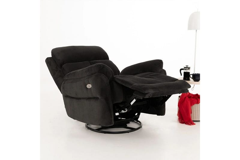 Navren Elektrisk reclinerl ænestol - Sort - Møbler - Stole & lænestole - Lænestole - Recliner lænestol