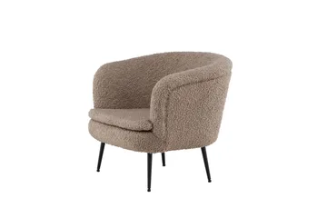 Nordkoster Lounge lænestol - Sort/Beige - Møbler - Stole & lænestole - Lænestole