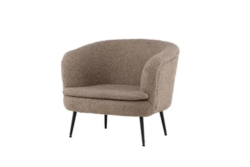 Nordkoster Lounge lænestol - Sort/Beige - Møbler - Stole & lænestole - Lænestole