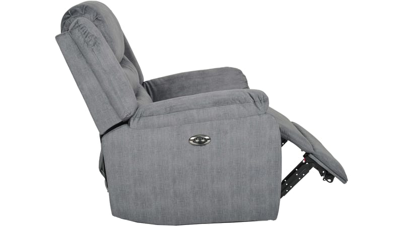 Olvani reclinerlænestol i stof, elektrisk - Grå - Møbler - Stole & lænestole - Lænestole - Recliner lænestol