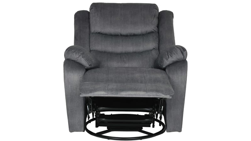 Olvani reclinerlænestol i stof, manuel - Grå - Møbler - Stole & lænestole - Lænestole - Recliner lænestol