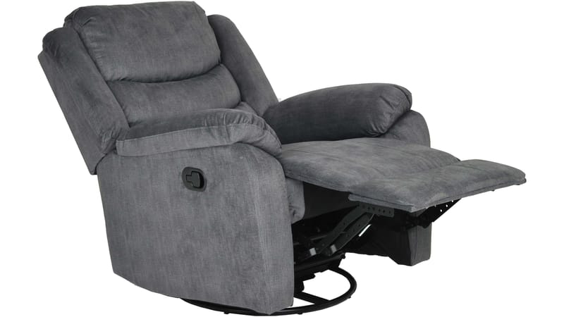 Olvani reclinerlænestol i stof, manuel - Grå - Møbler - Stole & lænestole - Lænestole - Recliner lænestol