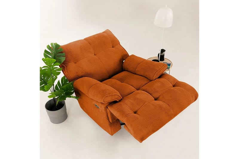 Osmara Elektrisk reclinerlænestol - Rød - Møbler - Stole & lænestole - Lænestole - Recliner lænestol