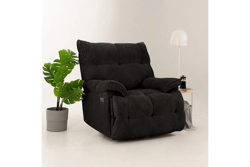 Osmara Elektrisk reclinerlænestol - Sort - Møbler - Stole & lænestole - Lænestole - Liggestol