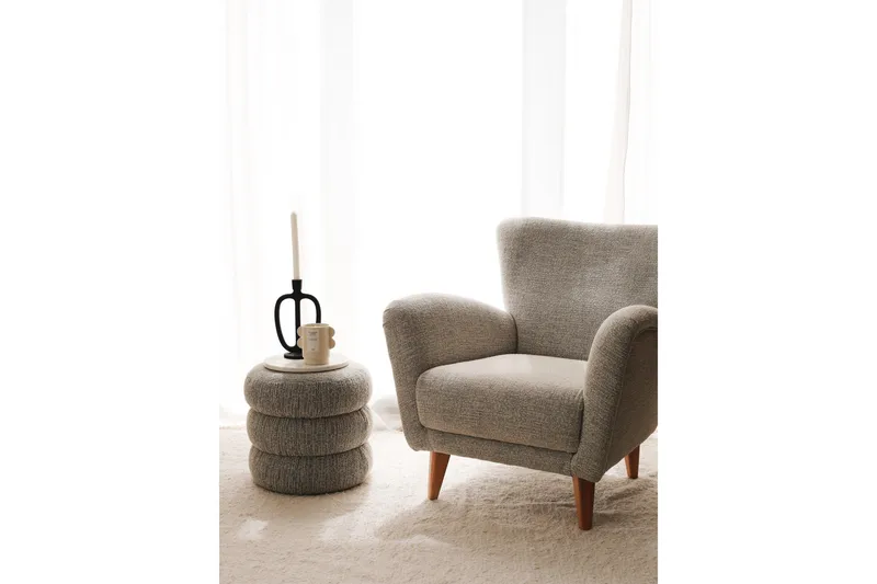 Patwa Teddy Lænestol Grå, Grå