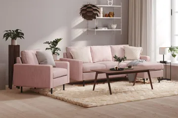 Peppe Lænestol - Rosa - Møbler - Stole & lænestole - Lænestole - Klubstol