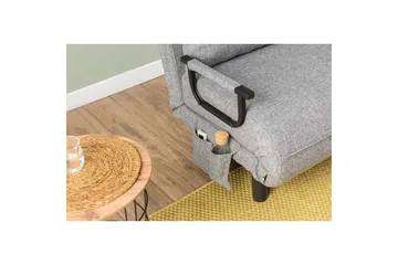 Quorin Sovelænestol - Lysegrå - Møbler - Sofaer - Sovesofaer - Fremadvendt sovesofa