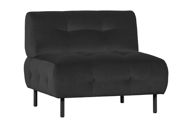 Ranta Loungelænestol, Sort