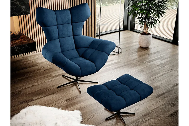 Rathkeale Fåtölj Dark blue - Møbler - Stole & lænestole - Lænestole