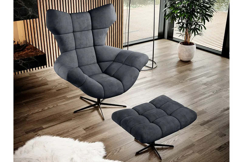 Rathkeale Fåtölj Dark grey - Møbler - Stole & lænestole - Lænestole