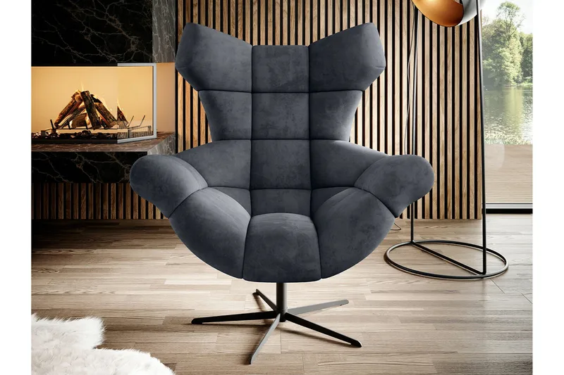 Rathkeale Fåtölj Dark grey - Møbler - Stole & lænestole - Lænestole