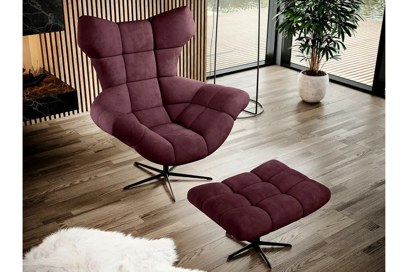 Rathkeale Fåtölj Dark red - Møbler - Stole & lænestole - Lænestole