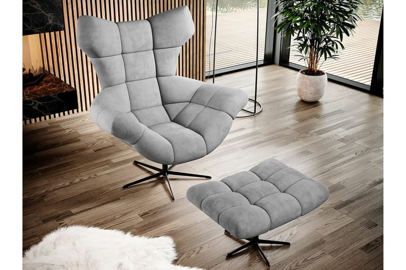 Rathkeale Fåtölj Light grey/Dark grey - Møbler - Stole & lænestole - Lænestole