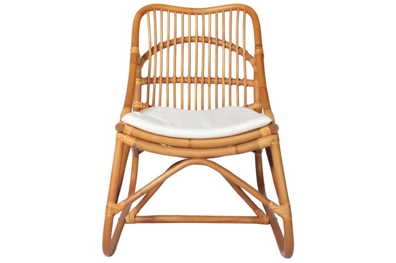 rattanstol linned lysebrun - Møbler - Stole & lænestole - Lænestole