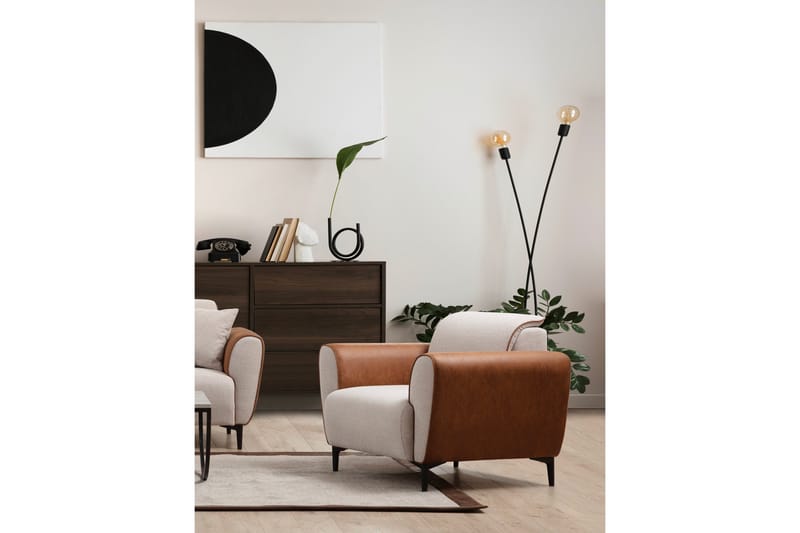 Rebelo Lænestol - Beige - Møbler - Stole & lænestole - Lænestole