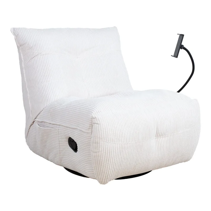 Recliner hvilestol Selor med manuel mekanisme, creme
