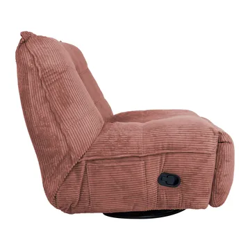 Recliner hvilestol Selor med manuel mekanisme - pink - Møbler - Stole & lænestole - Lænestole - Lænestol med fodskammel