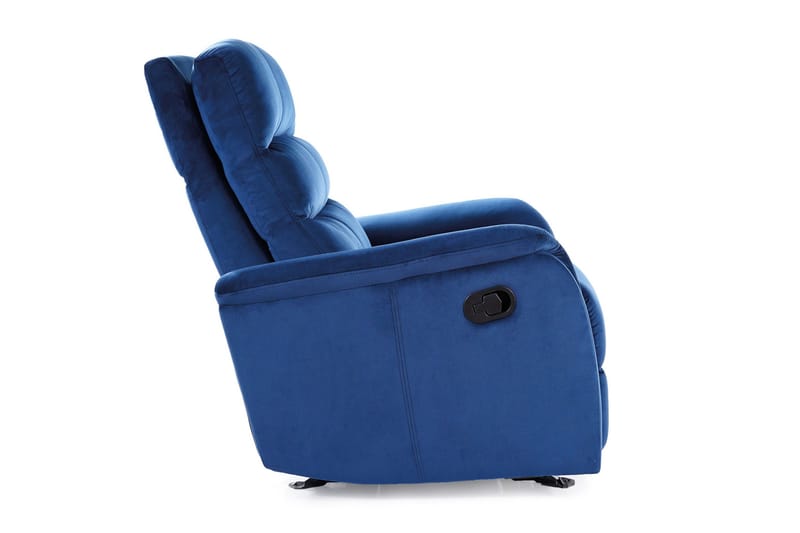 Jowisza Reclinerlænestol Justerbar - Velour/Marineblå - Møbler - Stole & lænestole - Lænestole - Recliner lænestol