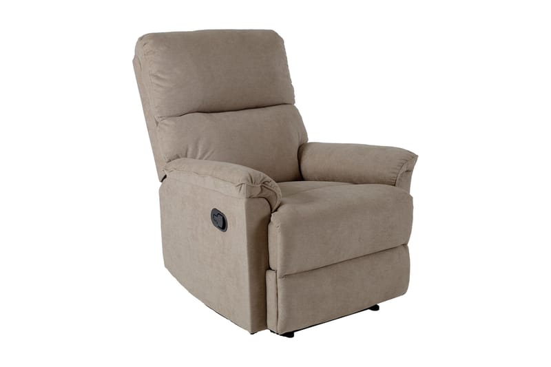 Lænestol GUSTAV lænestol 84x92x104cm farve: mørk beige - Recliner lænestol